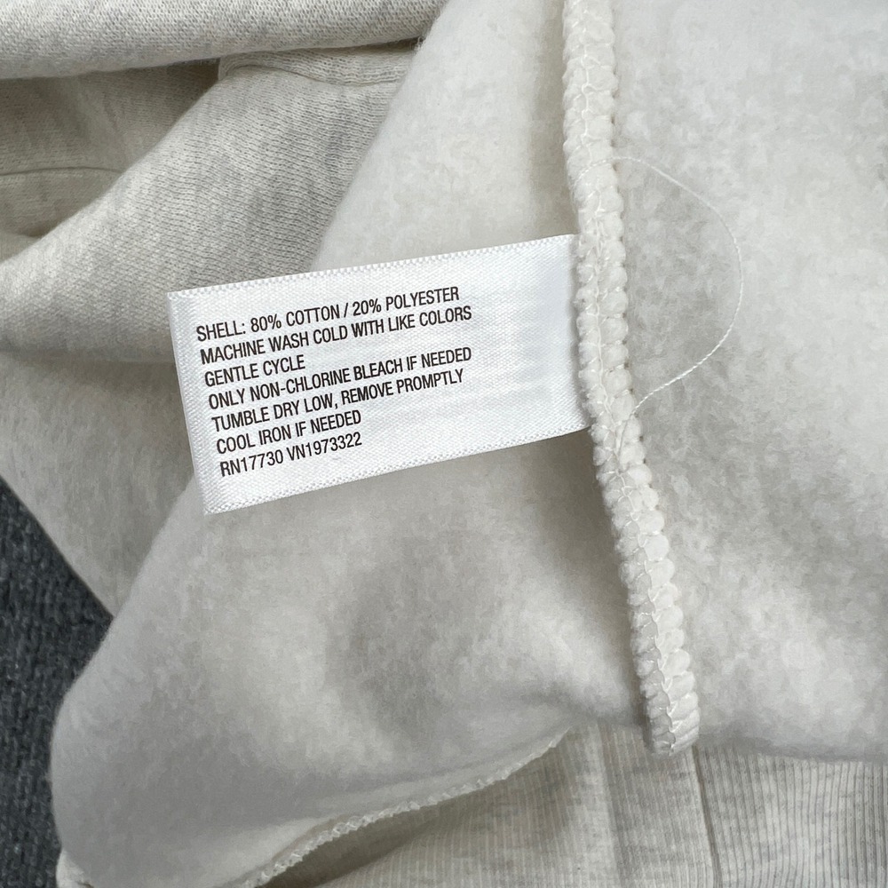 Wild Fable Sweatshirt Womens XL Heathered Gray Oversized Crew Minimalist Lounge‎ - Picture 4 of 7